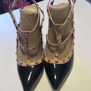 Valentino caged stilettos